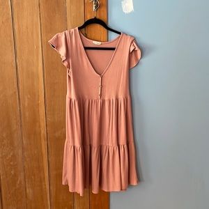 Pink dress, size L